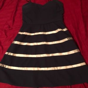 A sweatheart neckline dress